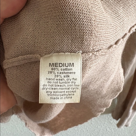 Lily McNeal Cotton Cashmere Silk Blend Sweater - Picture 7 of 7